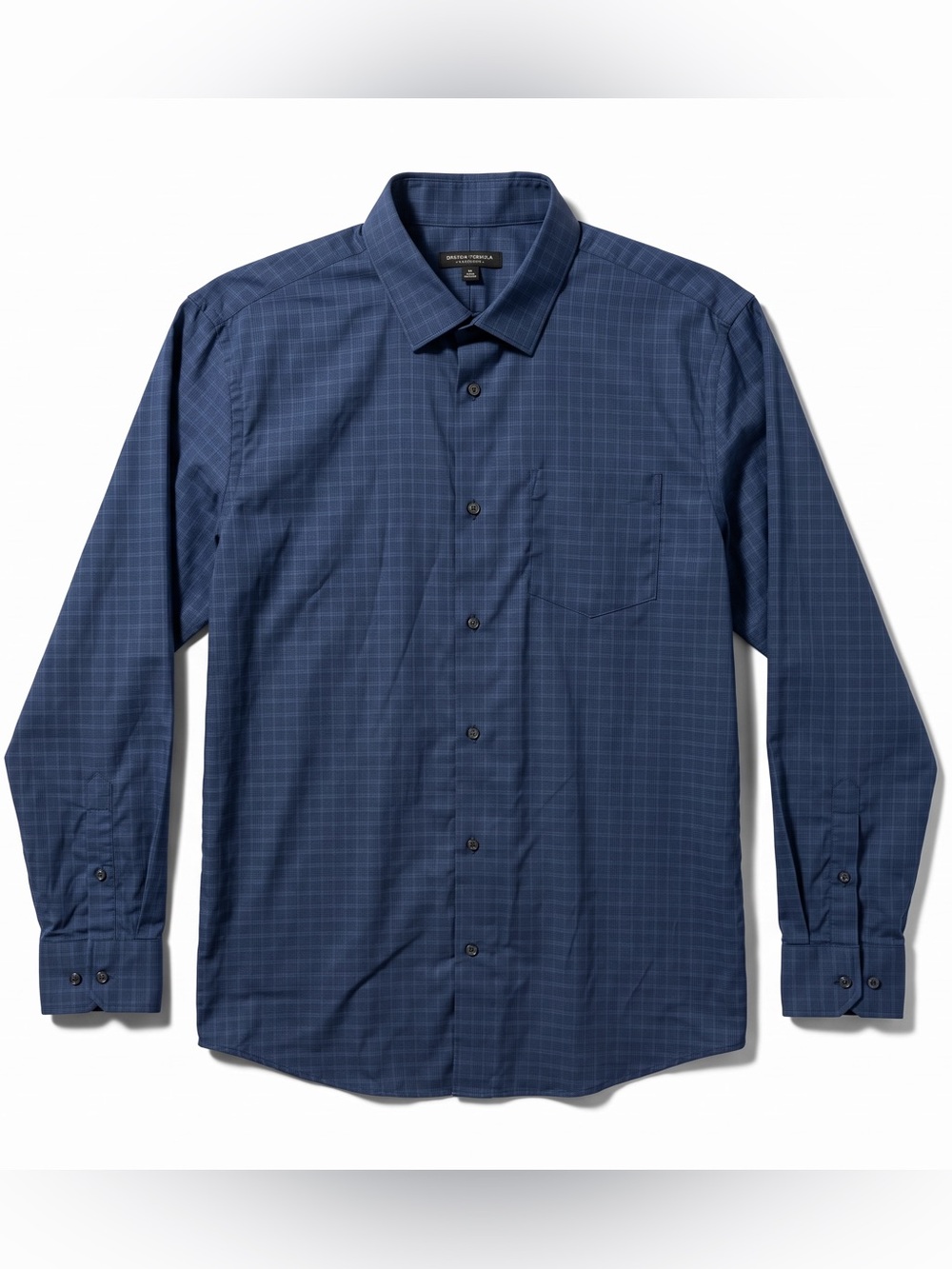 Banana Republic Slim Fit Dress Shirt Men’s XXL Blue Black 100% Cotton Logo